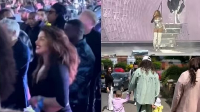 Priyanka Chopra Terciduk Bergoyang Saat Menonton Konser Beyonce