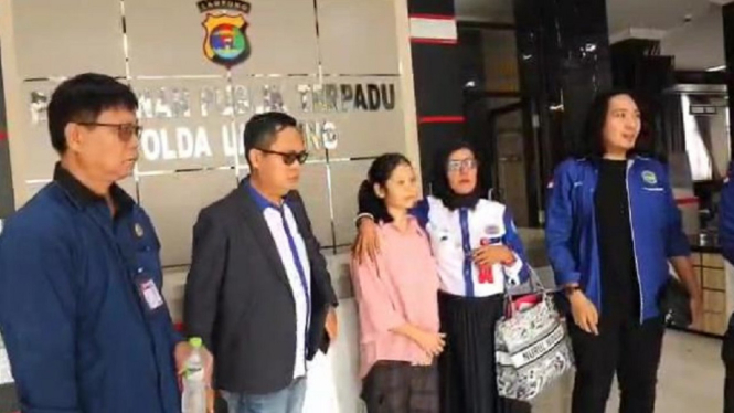 Kuasa Hukum dan ART Korban Penganiayaan Lapor ke Polda Lampung