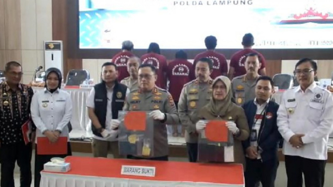 Polda Lampung Tangkap 5 Orang Sindikat Perdagangan Orang