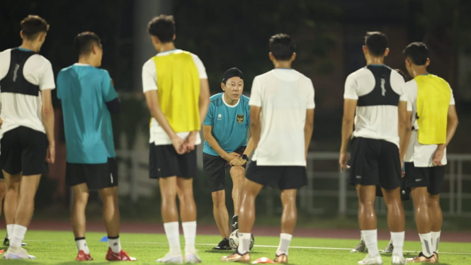 Shin Tae-yong di Pemusatan Latihan jelang FIFA Matchday