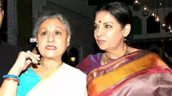 Aktris Veteran Bollywood Shabana Azmi dan Jaya Bachchan