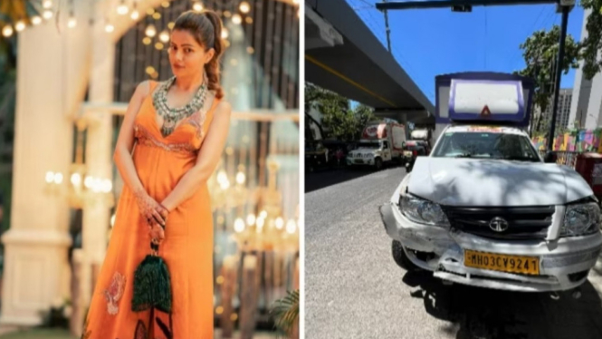 Mobilnya Terlibat Kecelakaan, Rubina Dilaik Mengaku Shock