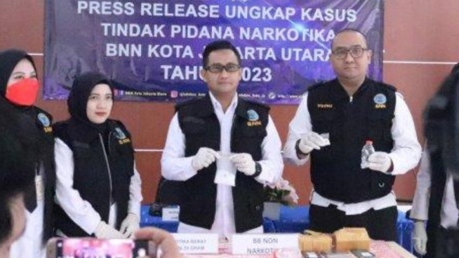 Perempuan Pengedar Narkoba di Jakarta Utara Ditangkap BNNK