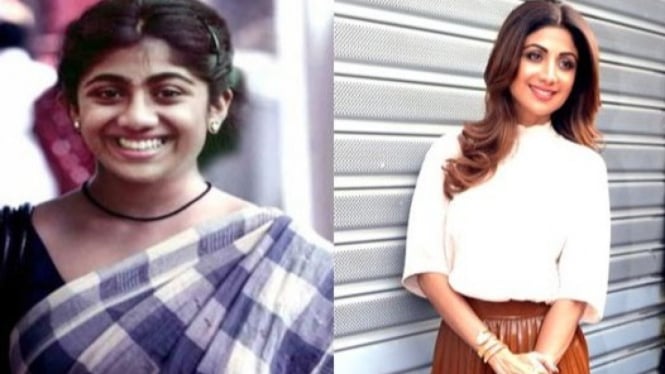 Shilpa Shetty sebelum dan sesudah oplas