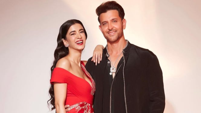 Hrithik Roshan Puji Foto sang Pacar, Saba Azad