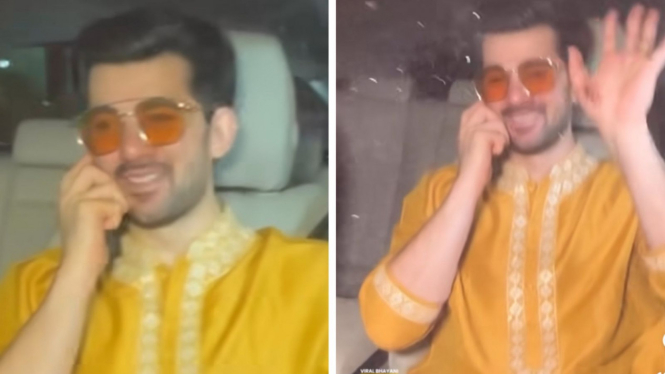 Karan Deol jelang upacara mehendi