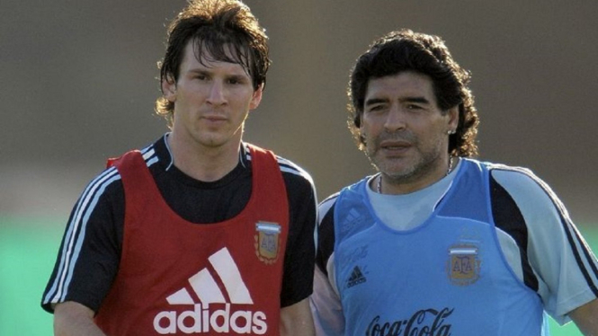 Maradona, Pernah Cerita Tentang Indonesia ke Lionel Messi