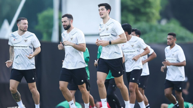 Timnas Indonesia Jalani Latihan Tertutup