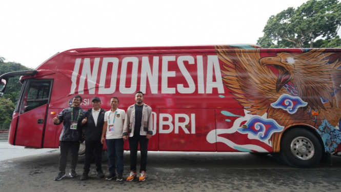 Peluncuran Bus Baru Timnas Indonesia