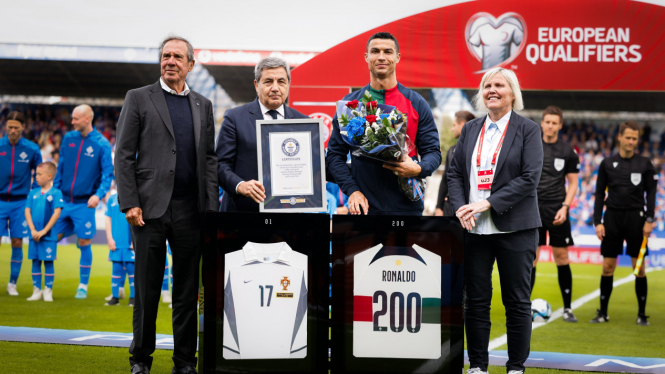 Cristiano Ronaldo Catatkan Sejarah dengan 200 penampilan di Timnas