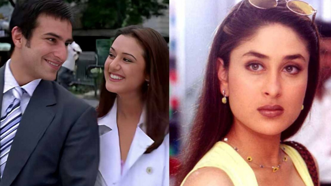 Saif Ali Khan, Preity Zinta, Kareena Kapoor