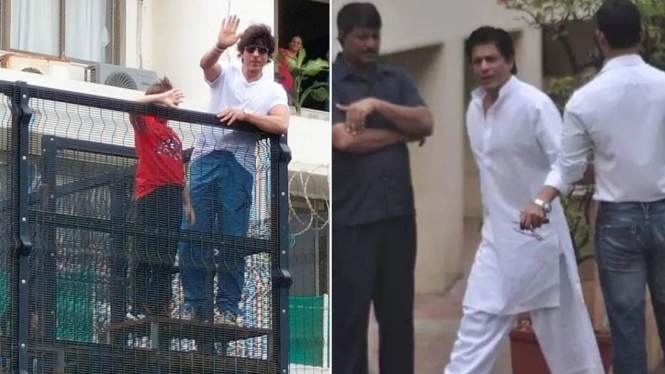 Shah Rukh Khan rayakan Idul Adha dengan sapa para fans