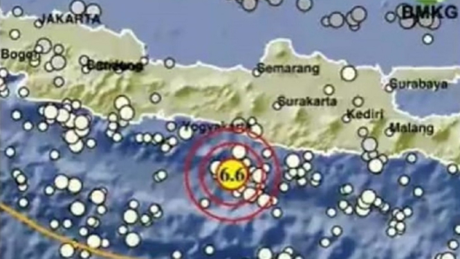 Dampak Gempa M 6,6 Yogyakarta, Sejumlah Bangunan Rusak