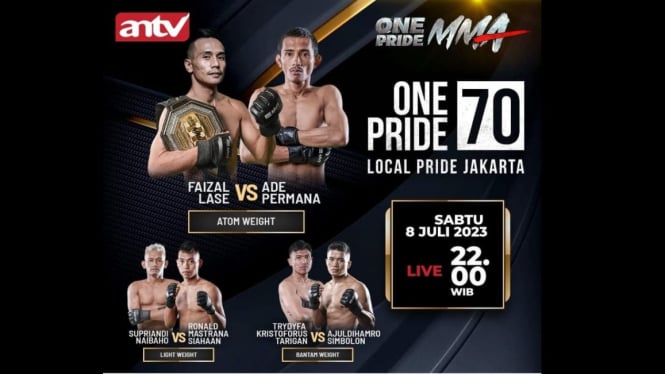 One Pride FN 70, Sabtu 08 Juli 2023 Pukul 22.00 WIB di ANTV