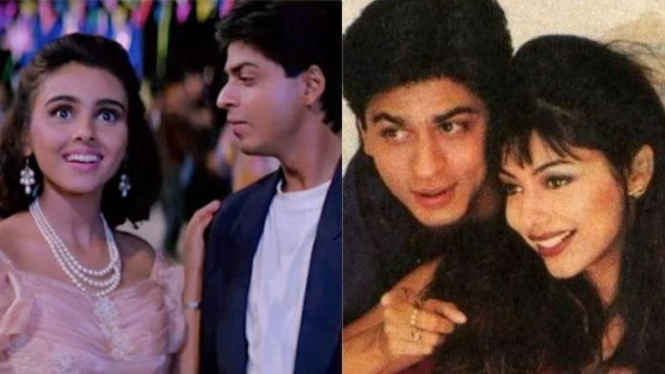 Shah Rukh Khan dan Suchitra di film Kabhi Haan Kabhi Naa