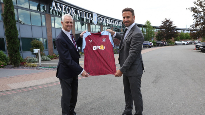 BK8 Menjadi Sponsor Utama Aston Villa