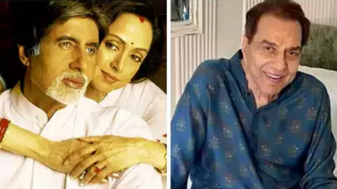 Dharmendra Cemburu Romantisme Hema Malini dengan Amitabh Bachchan