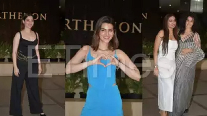 Kriti Sanon, Tamannaah, Taapsee Pannu Ikut Pesta di Rumah Kanika