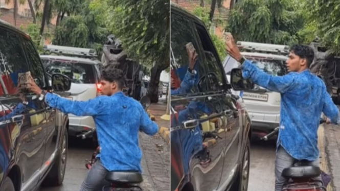 Video Viral Seorang Pria Membuntuti Mobil Ranbir Kapoor di Mumbai