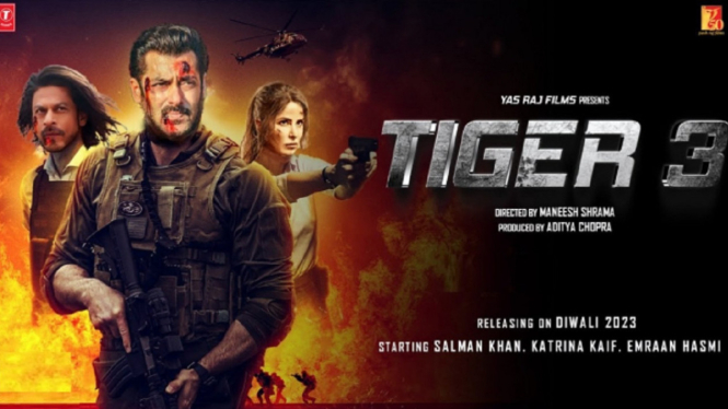 Deretan Fakta Seru Film 'Tiger 3', Salman Khan, Katrina Kaif, dan Shah