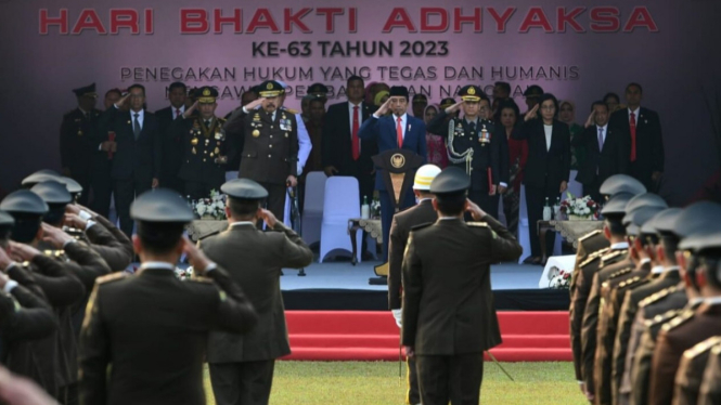 Presiden Jokowi Apresiasi Kinerja Kejaksaan RI