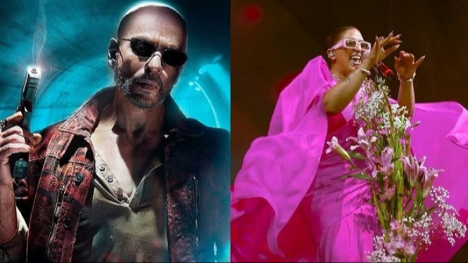 Raja Kumari Nyanyikan Lagu Tema Jawan Shah Rukh Khan saat Konser