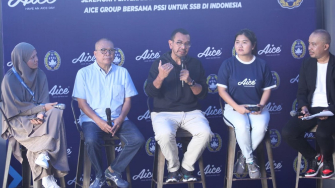 Aice dan PSSI Pers dukung pembinaan sepak bola usi muda