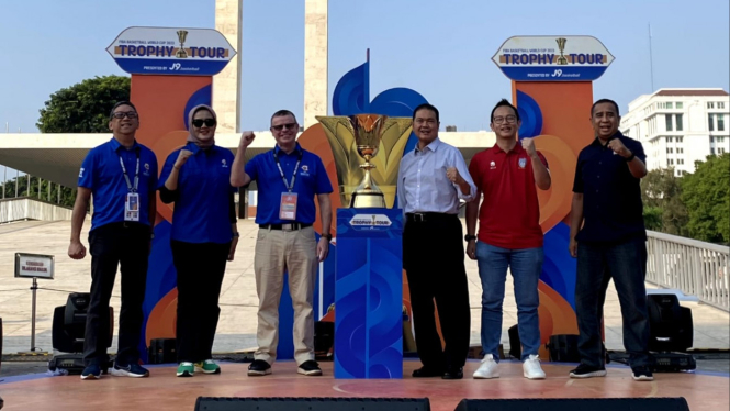 Trofi FIBA World Cup kunjungi Jakarta