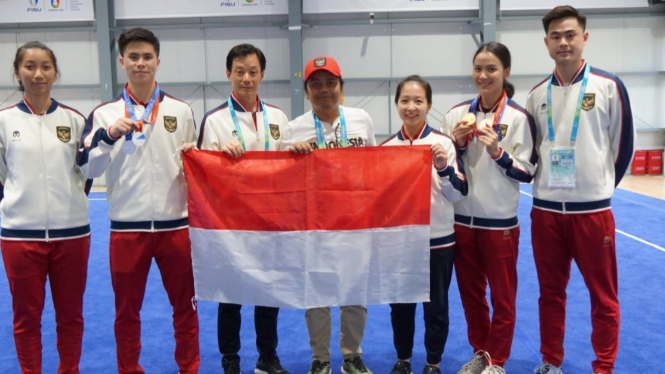 Kontingen Indonesia Meraih 7 Medali Universiade