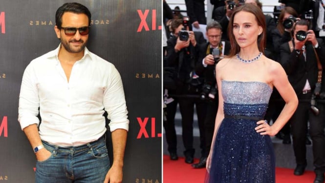 Saif Ali Khan dan Nathalie Portman