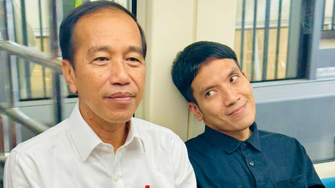 Presiden Jokowi dan Desta