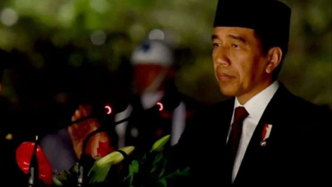 Presiden Jokowi Pimpin Apel Renungan Suci Mengenang Jasa Pahlawan