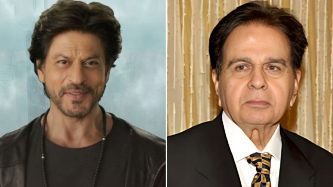 Shah Rukh Khan dan Dilip Kumar