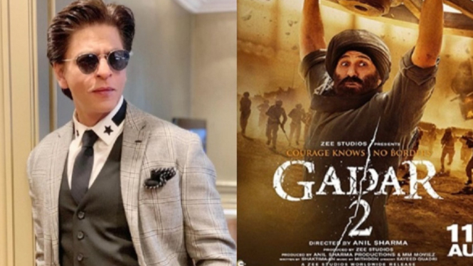 Shah Rukh Khan Mengaku Menyukai FIlm 'Gadar 2' Sunny Deol