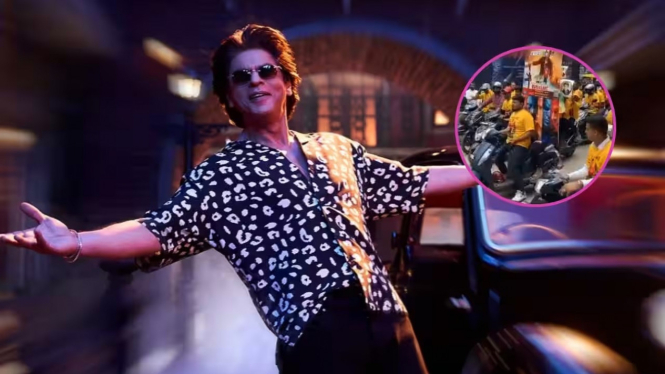 Penggemar Shah Rukh Khan padati Bengaluru gara-gara film Jawan