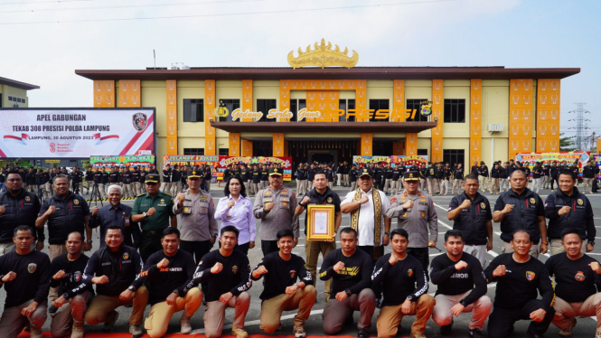 Ditreskrimum Polda Lampung Raih Penghargaan 'Presisi Award' dari Lemkapi