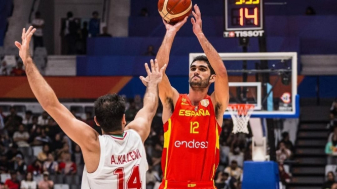 Kalahkan Iran, Spanyol juara Grup G FIBA World Cup 2023