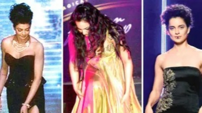 Artis Bollywood alami kejadian memalukan di atas panggung