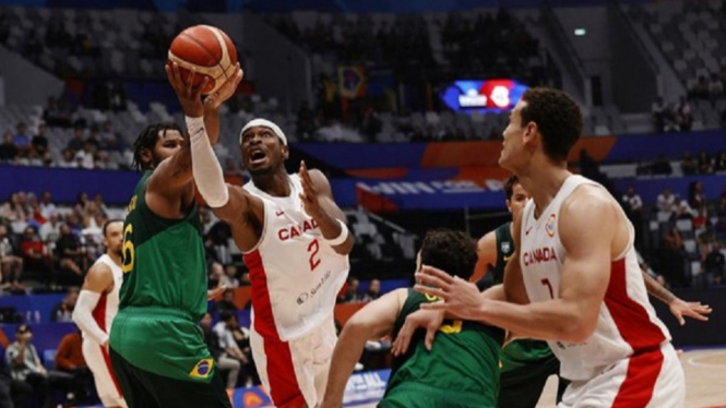 FIBA World Cup 2023, Brasil Kalahkan Kanada, Grup L Berpeluang ke Perempat Final