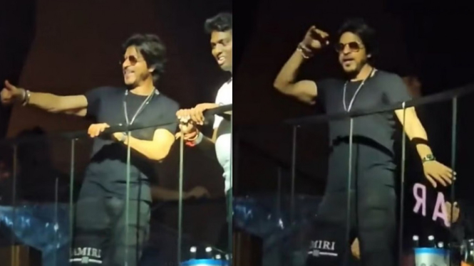 Saat Superstar Bollywood Shah Rukh Khan Berbaur dengan Para Penggemar di Sebuah Klub di Dubai