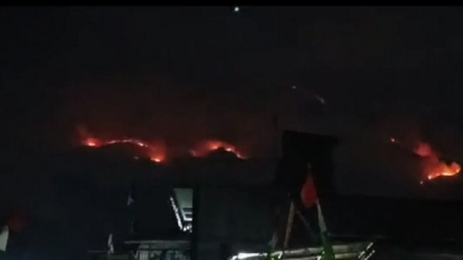 Hutan di Kawasan Gunung Sumbing Terbakar, Puluhan Pendaki Dievakuasi