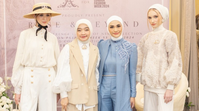 Ayu Dyah Andari Gandeng Putri Zulkifli Hasan Launching Koleksi Baru 'Rose and Beyond'