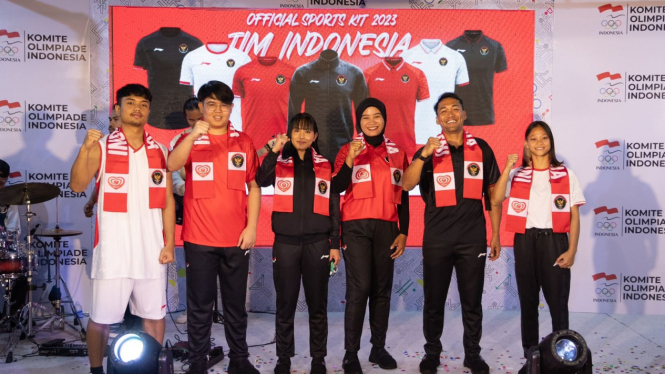 Jersey Tim Indonesia untuk Asian Games 2023