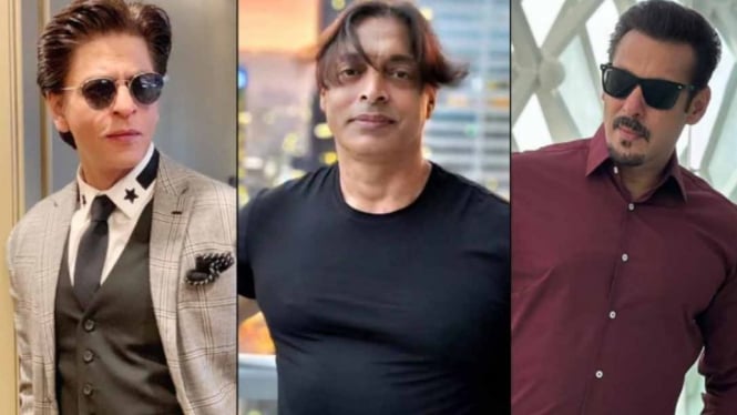 Shah Rukh Khan, Shoaib Akhtar, dan Salman Khan