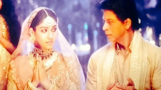 Adegan pernikahan Shah Rukh Khan dan Nayanthara di Jawan
