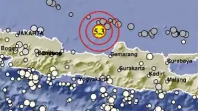 Gempa Bumi Berkekuatan Magnitudo 5,3 Guncang Jepara, BMKG: Tidak Berpotensi Tsunami