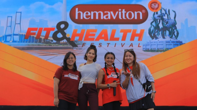 hemaviton Fit & Health Festival 2023, Rayakan Haornas di Surabaya Bareng Nirina Zubir dan Pevita Pearce