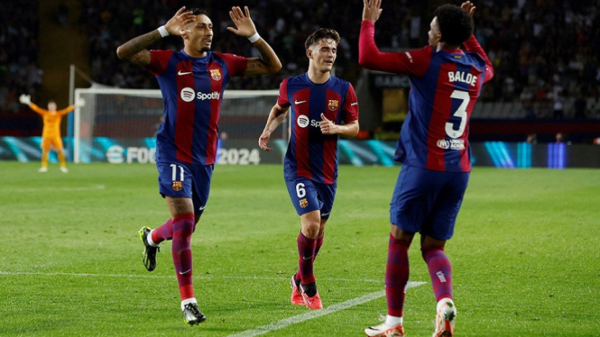 Libas Real Betis 0-5 Barcelona Rebut Posisi Puncak Klasemen La Liga dari Real Madrid