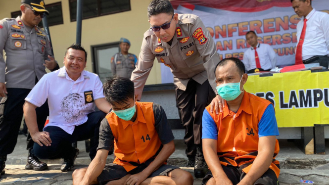 Polres Lampung Selatan Ringkus Perampok Sadis Sopir Travel, Dua Pelaku Ditembak dan Satu Buron
