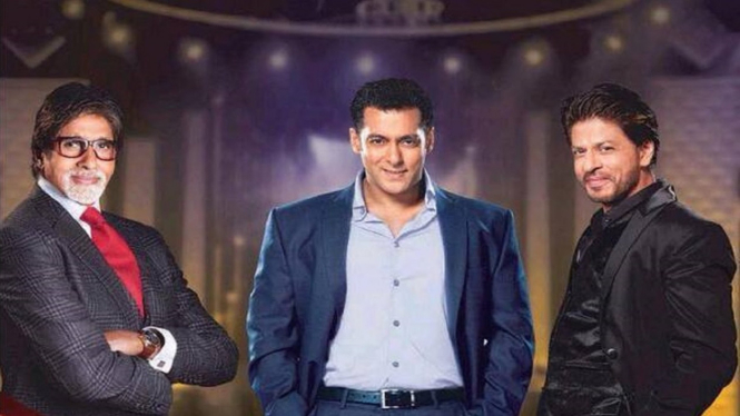Amitabh Bachchan, Salman Khan dan Shah Rukh Khan